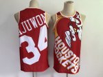 NBA 34 Olajuwon Rockets big face Maillot